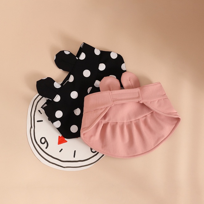 Nón Vành Rộng Họa Tiết Chấm Bi Thời Trang Hàn Quốc Cho Bé