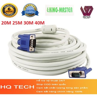 Dây VGA màn hình dây VGA máy chiếu 15M 20M 25M 30M 40M chính hãng Kingmaster