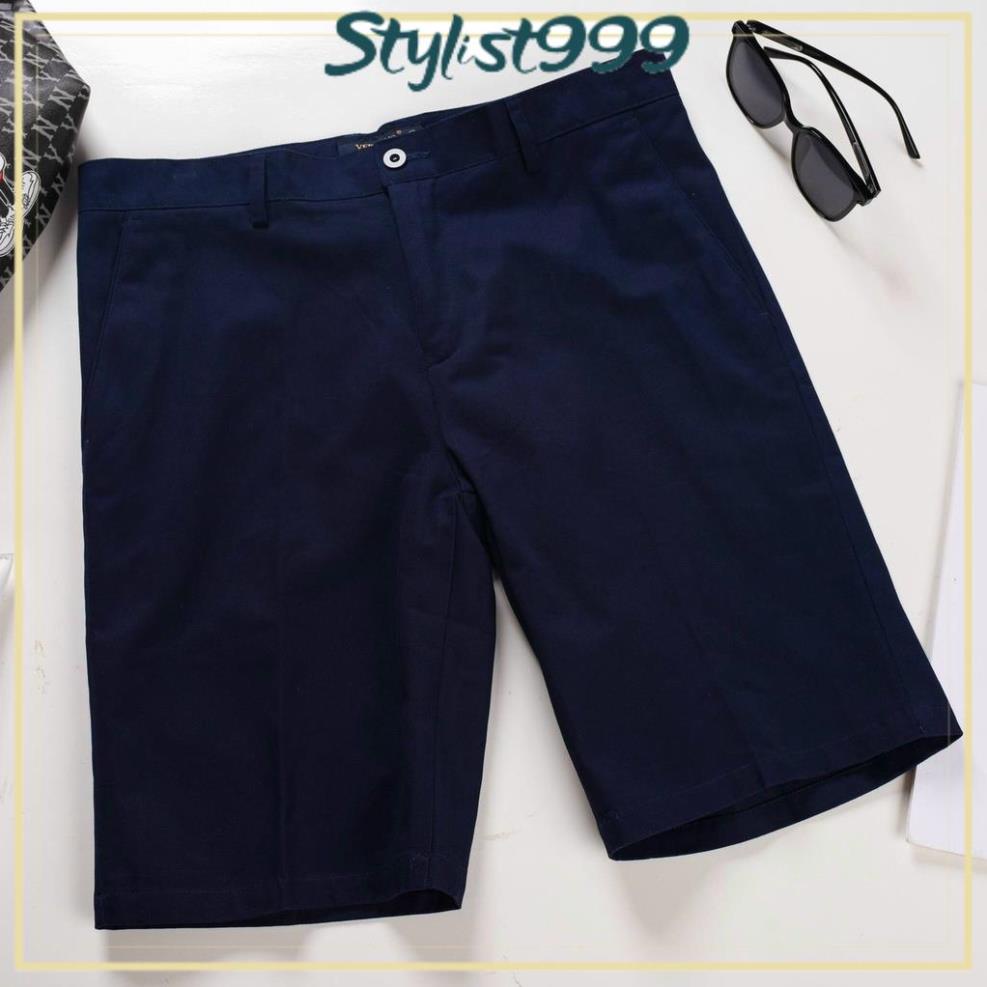 Cực phẩm Quần Short Đùi Nam Stylist999 Thời Trang Chất Kaki Dày Dặn Lên Phom Ôm Dáng Thoải Mái Màu Basic !!!