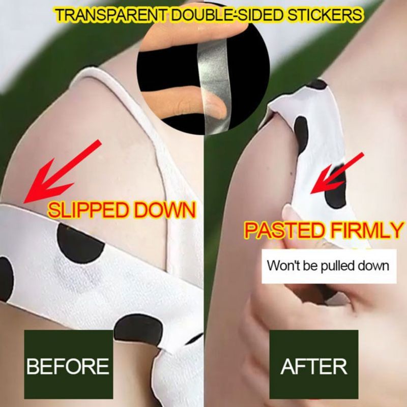 Túi 36 Miếng Băng Dính Thời Trang Cố Định Quần Áo Trong Suốt