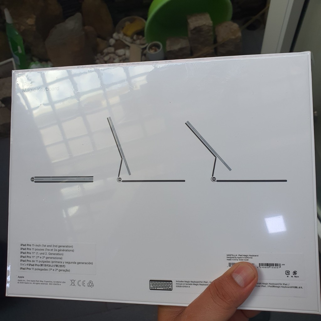 [New Seal][Hàng chính hãng thị trường Mỹ] Bàn phím Apple Magic Keyboard cho Ipad Pro 11 2021 có hóa đơn đính kèm