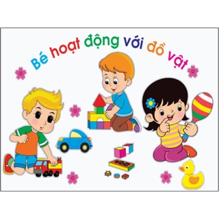 Bộ tranh góc mầm non gián tường