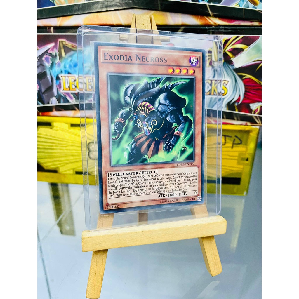 Lá bài thẻ bài Yugioh Combo Vị Thần Sức Mạng Exodia Necross - Tặng bọc bài nhựa bảo quản