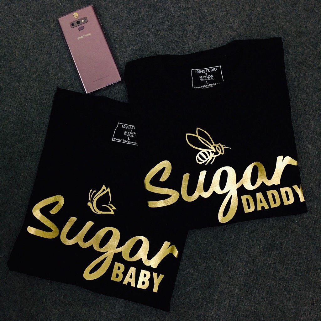 Áo phông sugar daddy và sugar bany