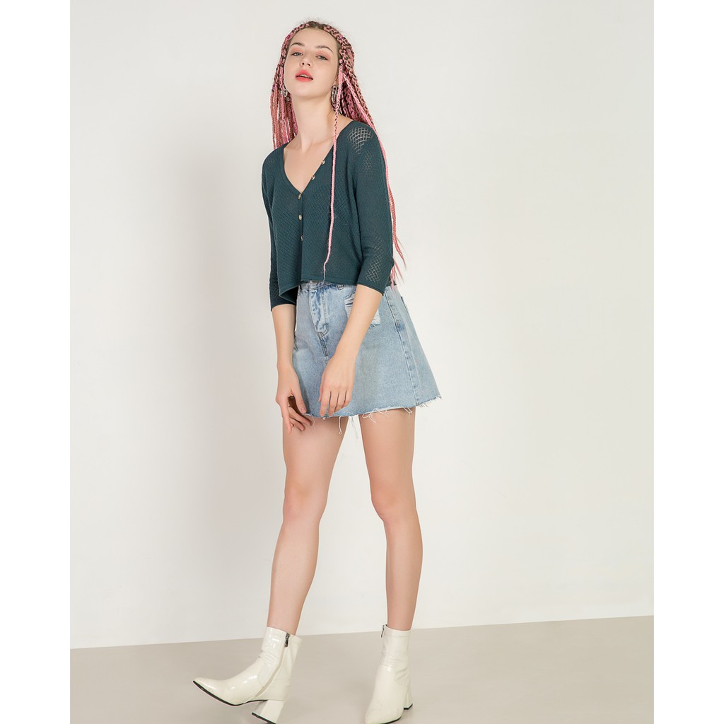 Áo len tay lỡ trẻ trung - 10304245 J-P Fashion
