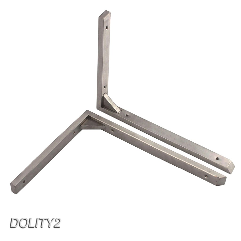 Bộ 2 Khung Tam Giác Treo Tường 6 Inch Bằng Thép Không Gỉ