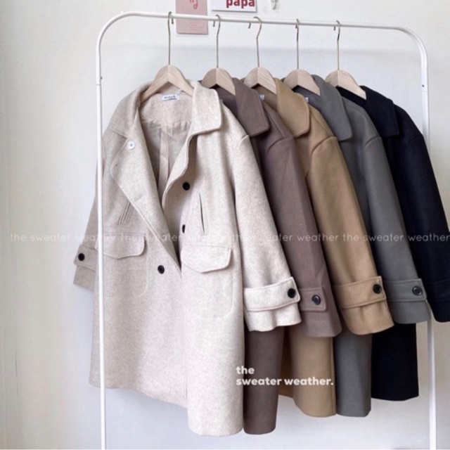 Áo khoác dạ dáng dài 02 | BigBuy360 - bigbuy360.vn