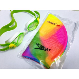 Mũ bơi silicone Speedo đa sắc