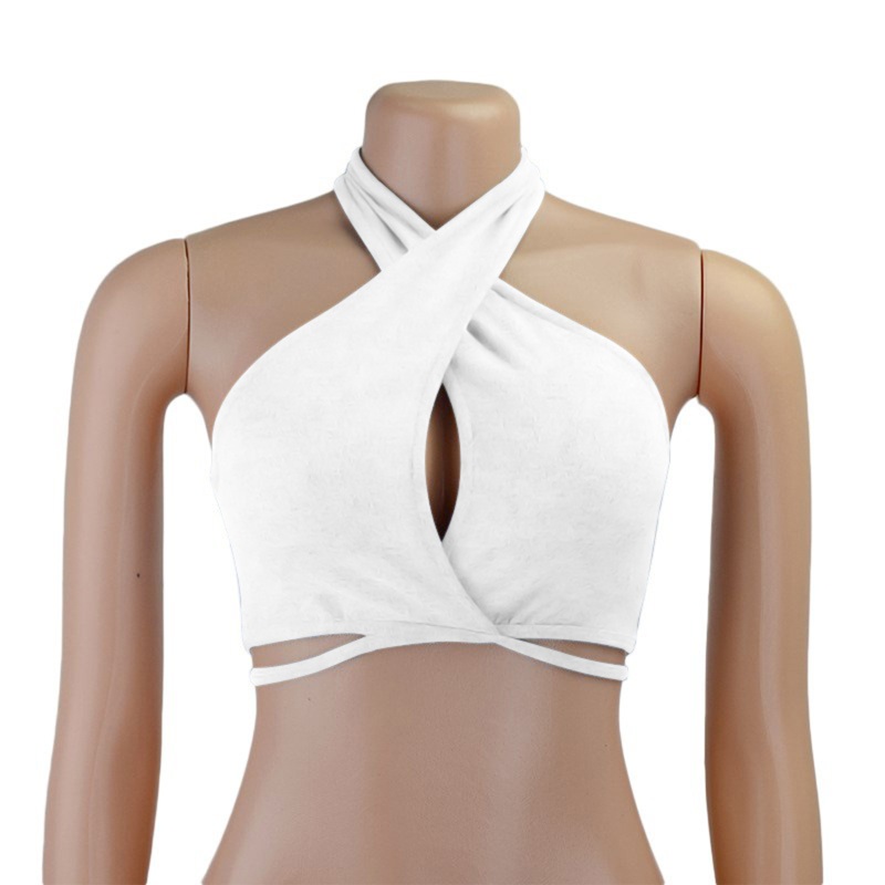 Áo Croptop Hai Dây Quấn Ngực Thời Trang Quyến Rũ Cho Nữ