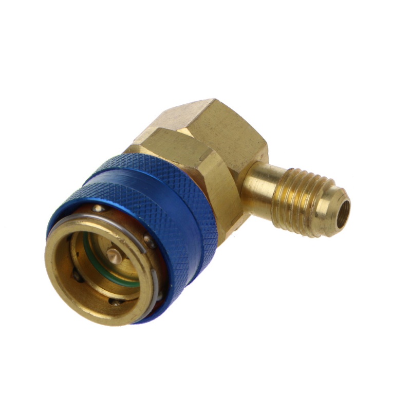 Đầu Nối Nhanh Điều Chỉnh Áp Suất Cao AC R134A Bằng Đồng Cho Máy Điều Hòa