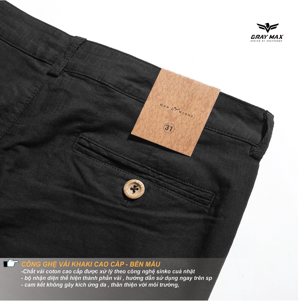 Quần short kaki nam cao cấp, phong cách trẻ trung, năng động, co giãn , bền màu