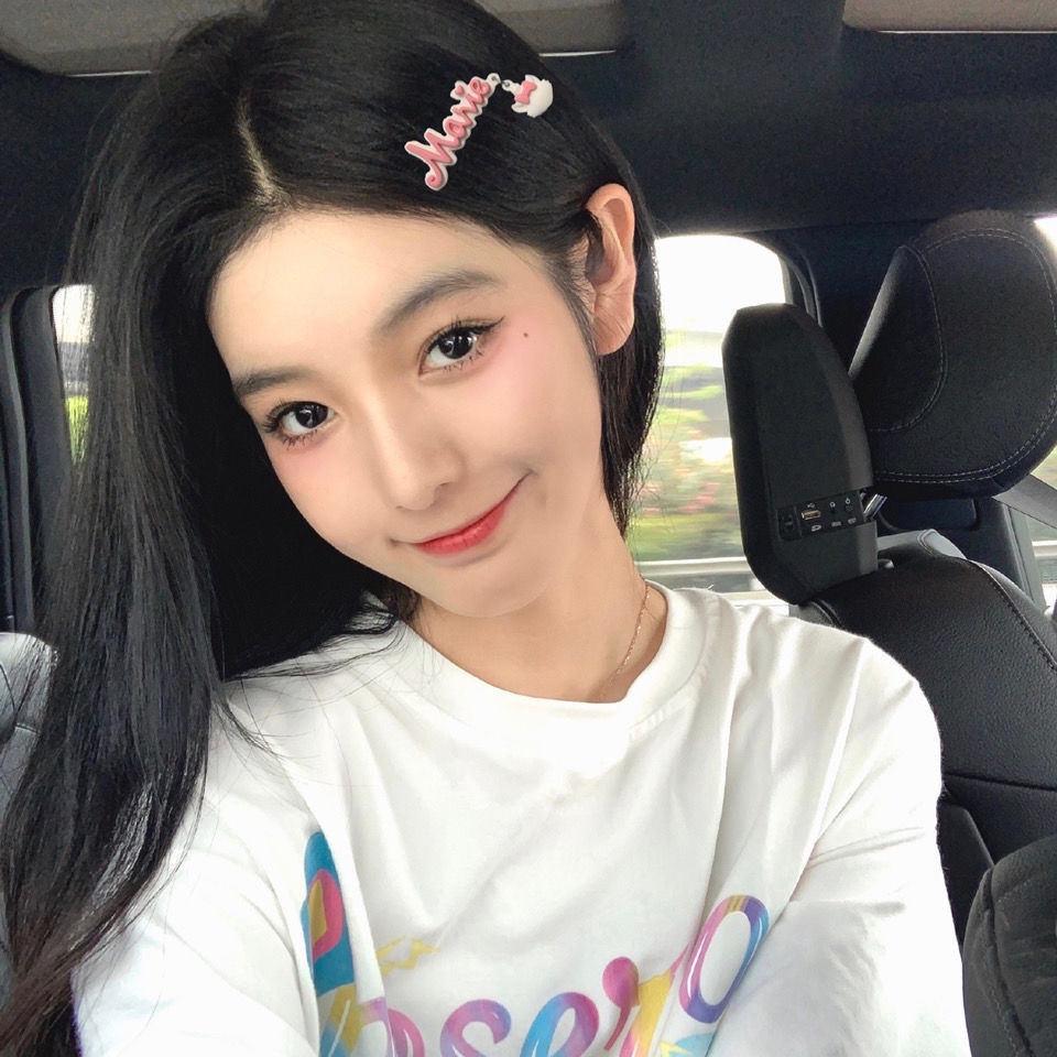 ✨✨Kẹp Tóc Mái Hông Bảng Chữ Cái Tiếng Anh Hoạt Hình Dễ Thương Ngọt Ngào Cho Nữ Sinh