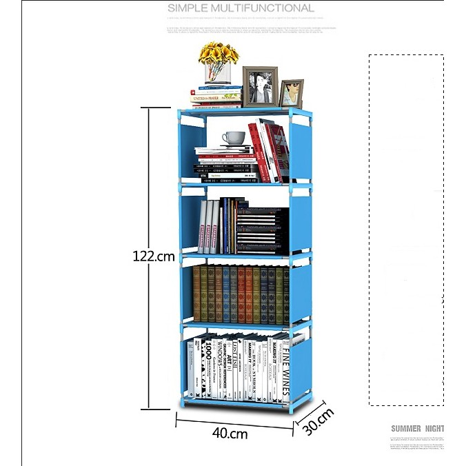 Tủ sách 4 tầng chắc chắn bền đẹp