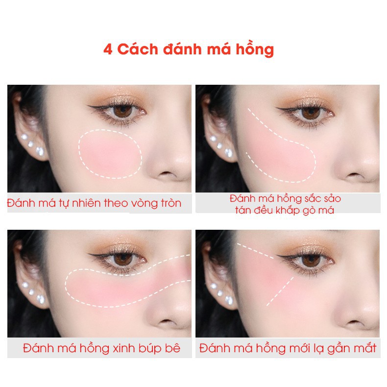 Phấn má hồng Chioture Sweet Paw Blusher tông lì trang điểm tự nhiên và kiềm dầu 3.3g | BigBuy360 - bigbuy360.vn