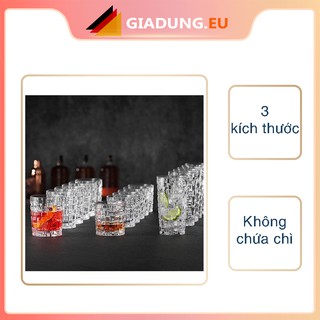Bộ 18 cốc pha lê nachtmann - vân chéo