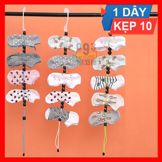Dây Phơi Tất Vớ,Móc Phơi Quần Áo, Dây Phơi Đồ Dài 70 cm