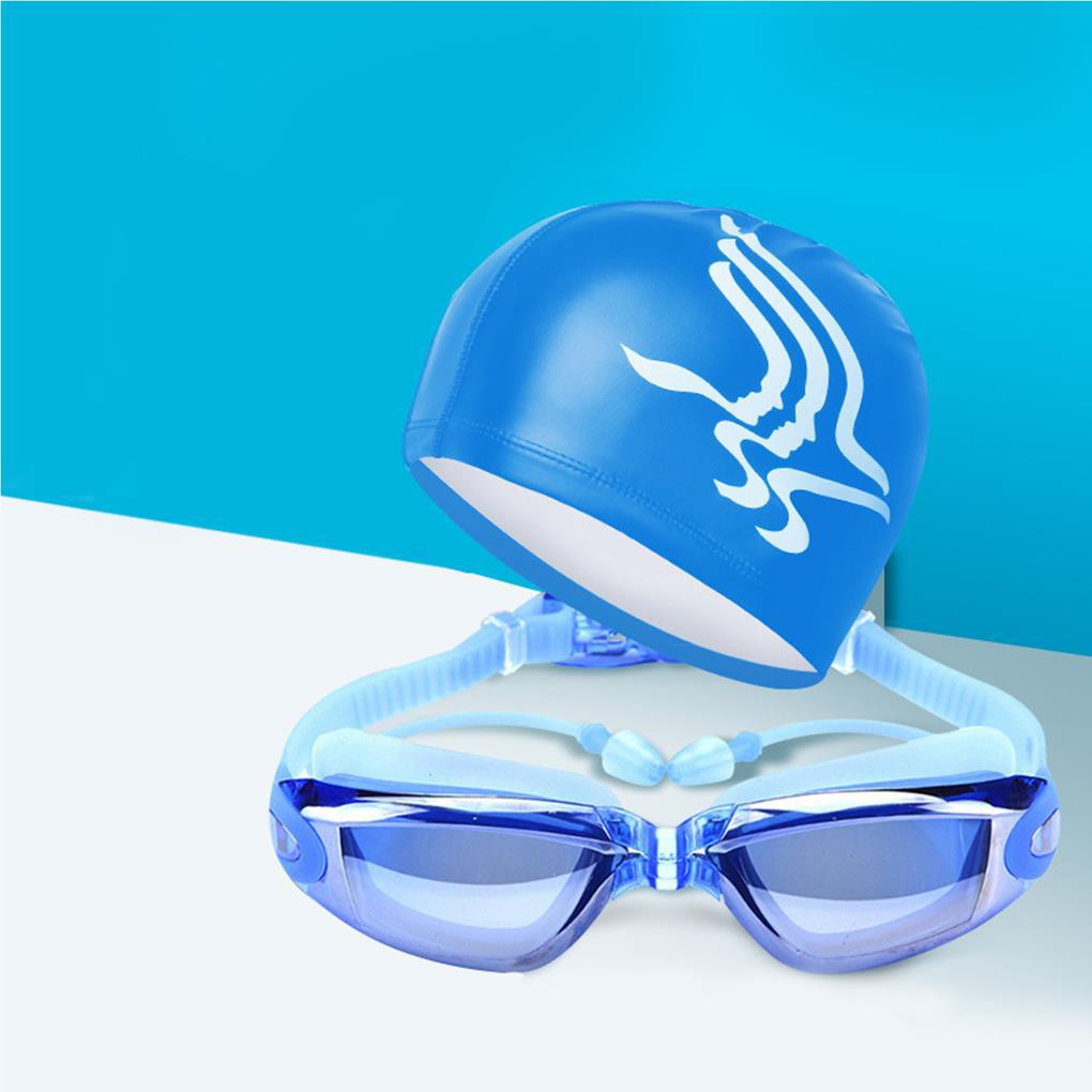 Kính Bơi Kèm Mũ Và Bịt Tai Chống Thấm Nước Chuyên Dụng Cho Bé