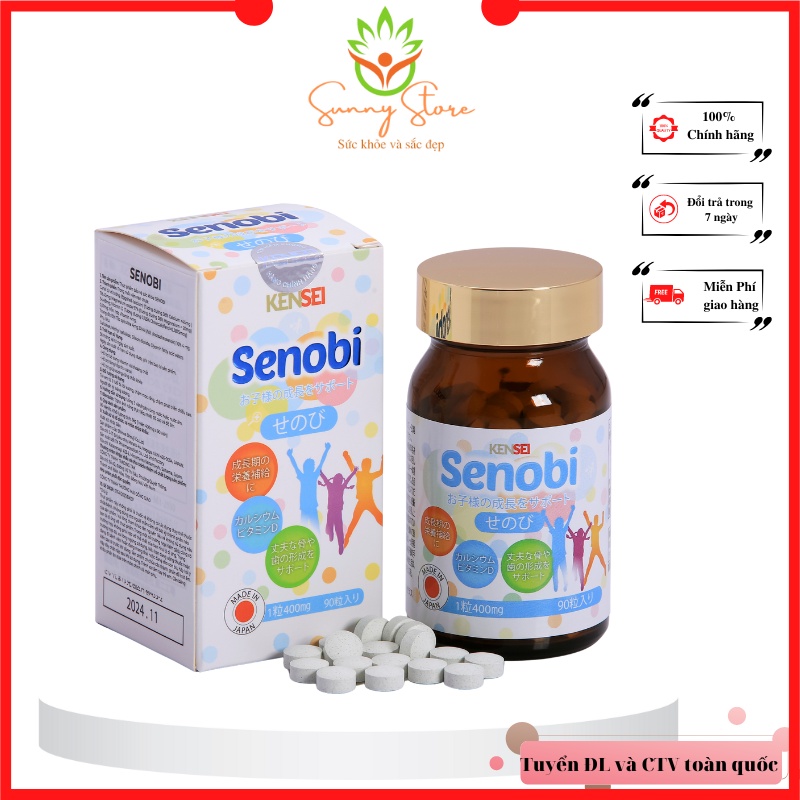 Senobi tăng chiều cao cho trẻ em từ nhật bản tăng hấp thu Canxi, phát triển chiều cao,cho trẻ nhỏ và tuổi dậy thì