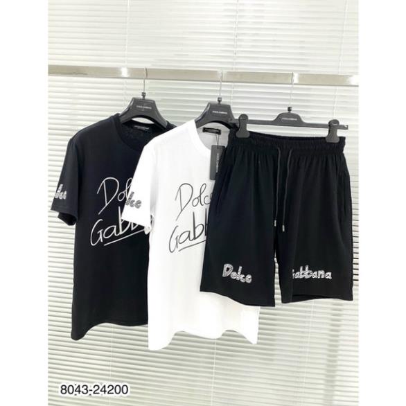 [Sẵn hàng] Bộ quần áo nam DG chữ thêu trước ngực -Bộ đồ nam mặc nhà cực đẹp -Shop Dũng Boutique