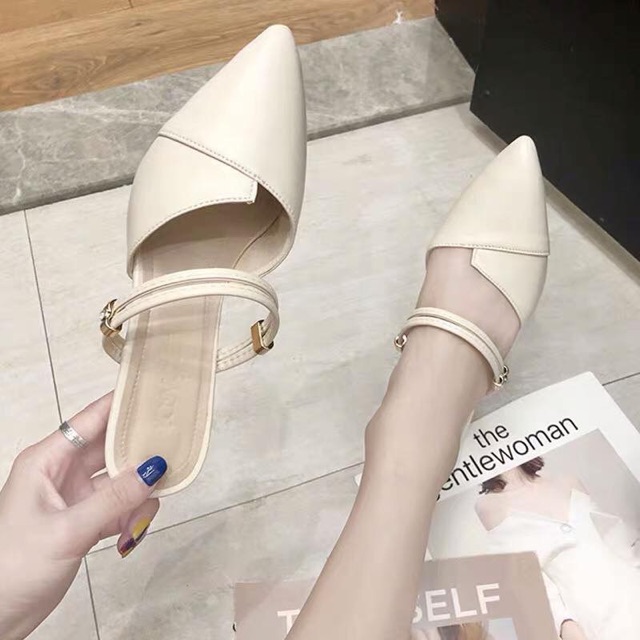 [Mã FASHIONG10 giảm 10k đơn 50k] Giày nữ gót cao 3p siêu xinh - mã 76 | BigBuy360 - bigbuy360.vn