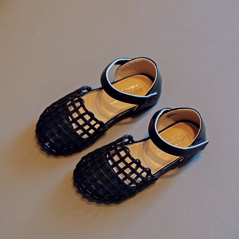 Nữ Giày Sandal Mùa Hè 2021 Trẻ Em Mới Của Đế Mềm Dệt Bơm Thời Trang Bé Gái Công Chúa Nhỏ Giày Trung Và Con Lớn