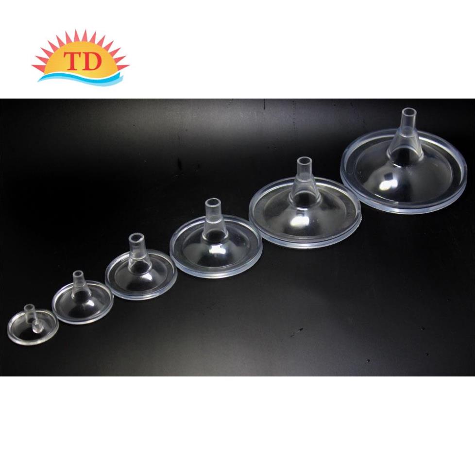 Phễu nhựa dùng làm giá đỡ cho quả cầu pha lê thủy tinh xoay. Size 4/5/6/8/10/12/14cm dùng trong thác nước phong thủy