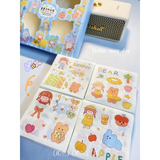 Set 10/20 tấm Sticker trang trí chủ đề "Lovely girl's diary"