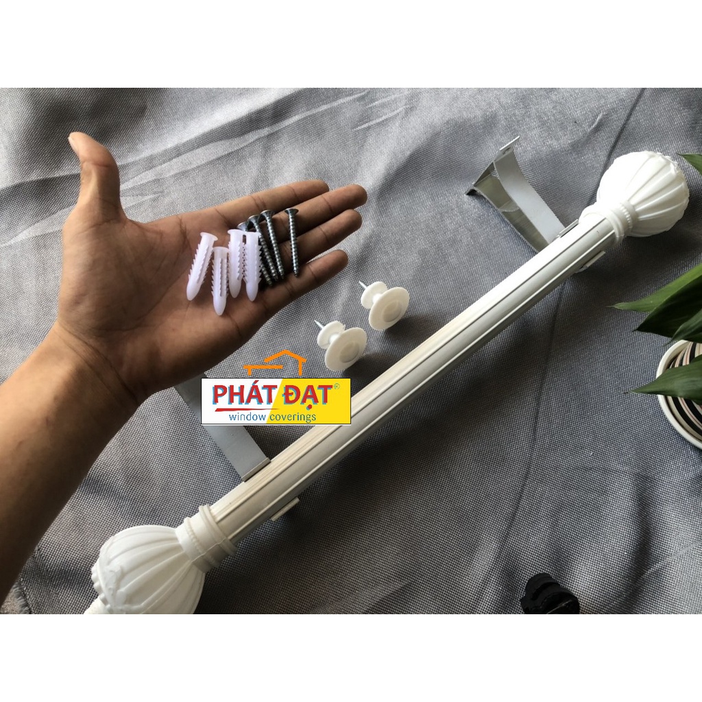 Phụ kiện treo Rèm vải, Rèm voan phòng khách, phòng ngủ cao cấp, màn vải treo tường trang trí decor, chống nắng 50%