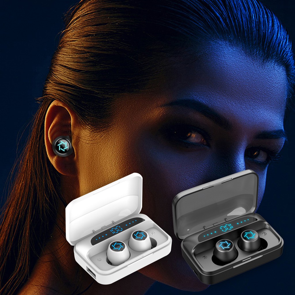 Tai Nghe Nhét Tai Không Dây Hel + S15 Chống Nước Kết Nối Bluetooth