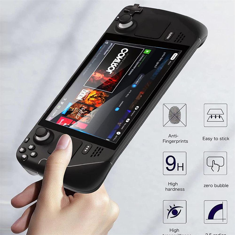 1/2 Kính Cường Lực 9H Bảo Vệ Màn Hình Chống Trầy Cho Steam Deck
