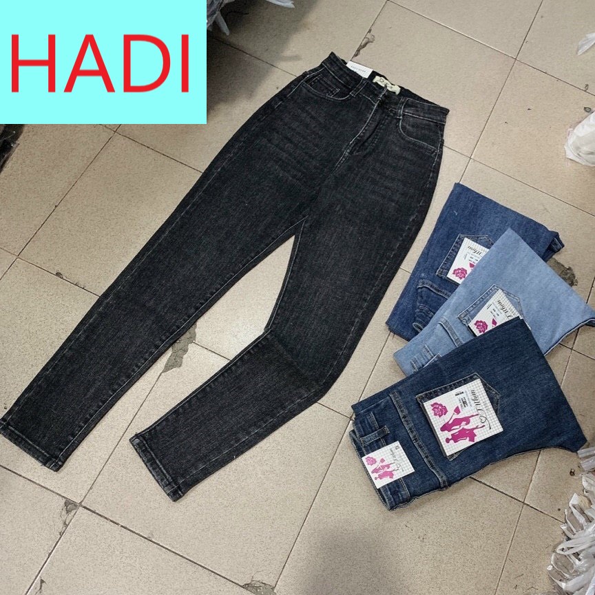 [ HÌNH THẬT ] QUẦN SKINNY JEANS GIÃN DÀI NỮ LƯNG CAO LAI CUỐN CO GIÃN THOẢI MÁI MÀU XÁM, XANH NHẠT, XANH ĐẬM CỰC HOT