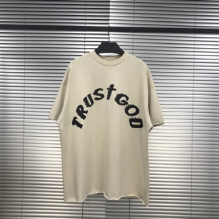 Áo thun ngắn tay Kanye West Jesus Is King trust God oversize T-shirt [Hàng cao cấp]