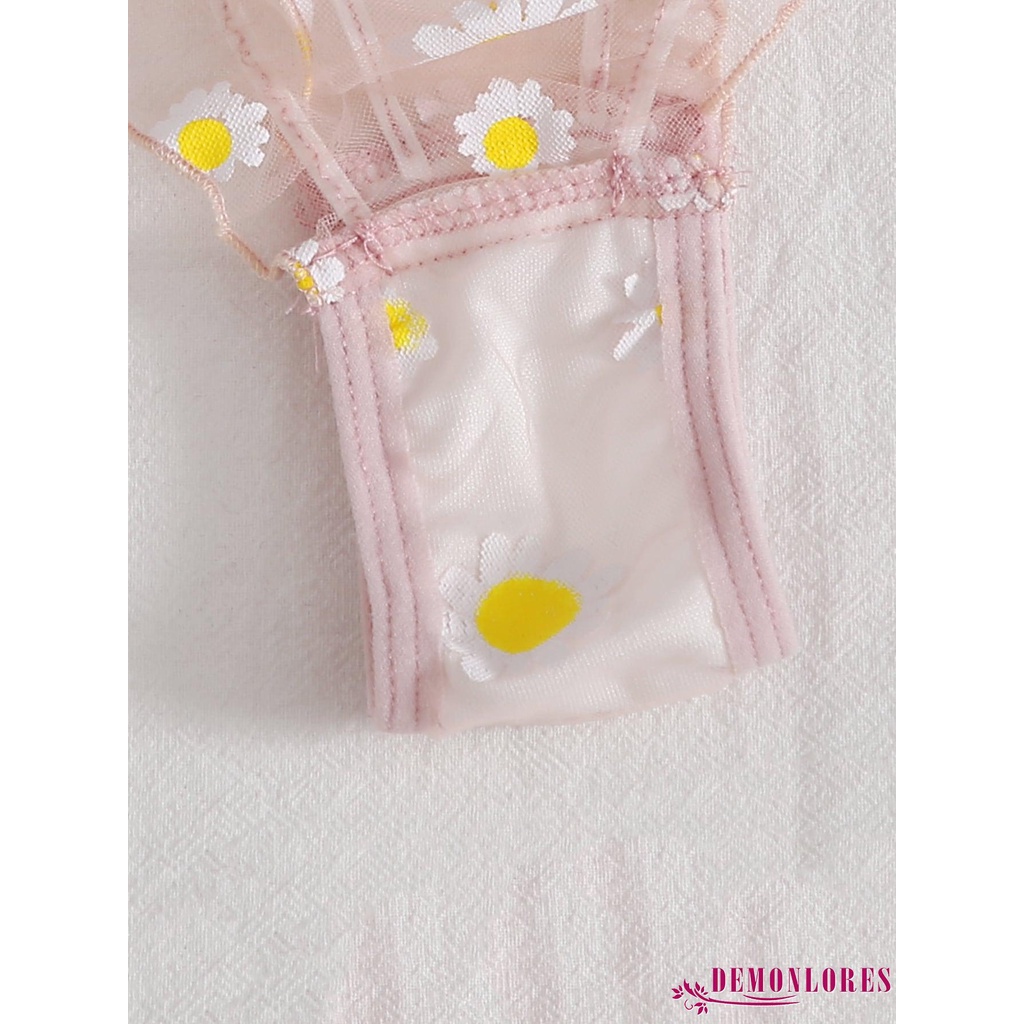 Set Áo Croptop Trễ Vai Kèm Quần Lót Quyến Rũ Cho Nữ