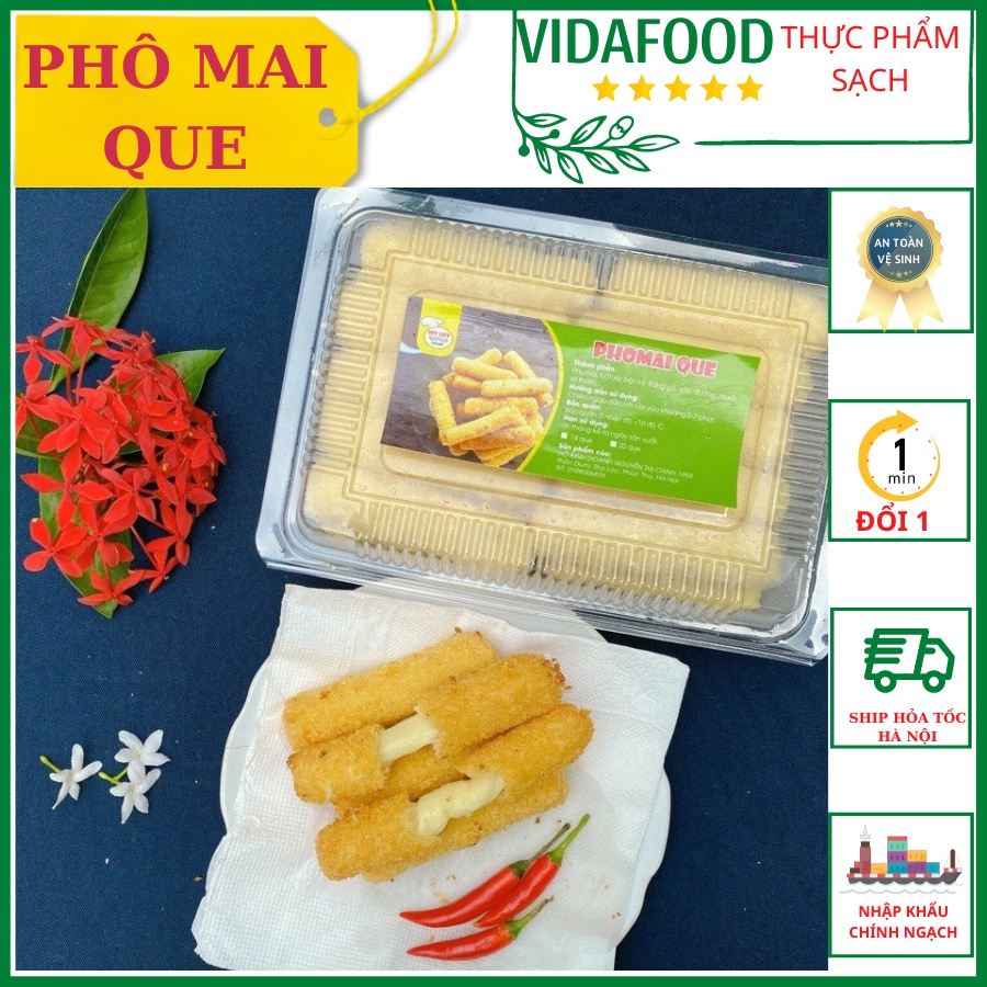 Phô Mai Que Kéo Sợi Hộp 500G 13 Que, Hàng Loại 1 Thơm Ngon Béo Ngậy Vệ Sinh An Toàn Thực Phẩm [Ship Hỏa Tốc Hà Nội]