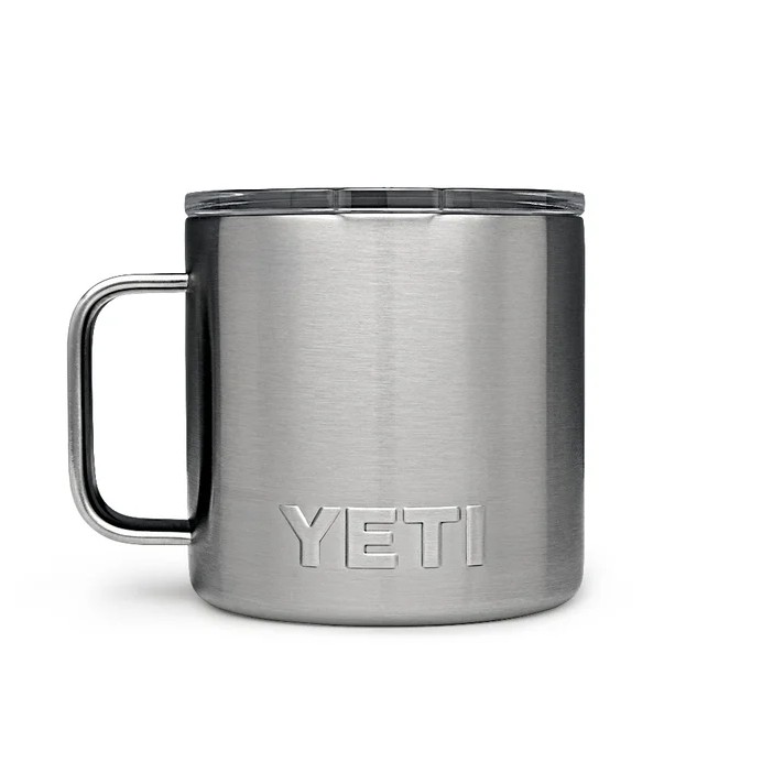 Ly giữ nhiệt Yeti chính hãng Mỹ Rambler 14 oz Mug , cốc giữ nhiệt có quai và nắp bản tiêu chuẩn luckily1702