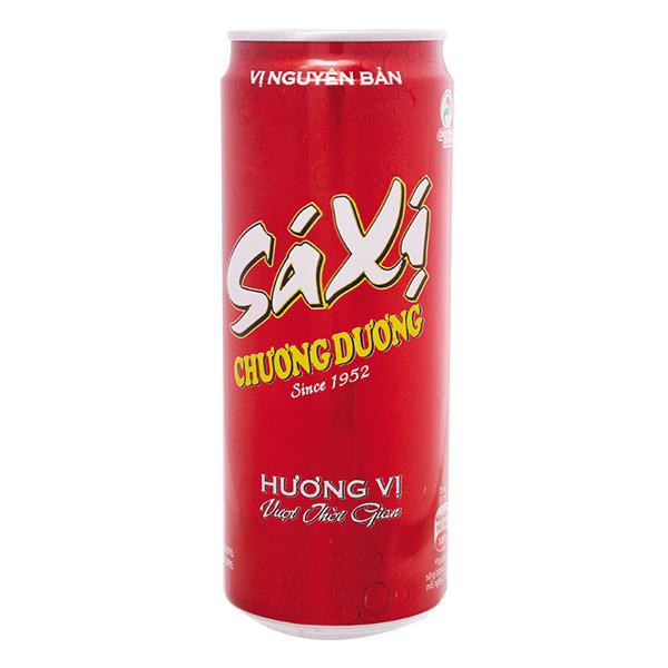 Thùng 24 Lon Xá Xị Chương Dương Mẫu Tết 330ml