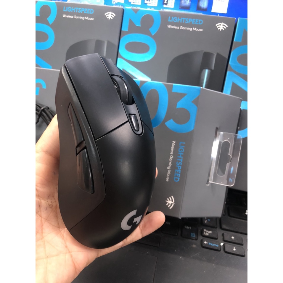 Chuột chơi game cảm biến tốc độ Logitech G703 có đèn 16000DPI POWERPLAY cho Windows Mac OS Chrome OS
