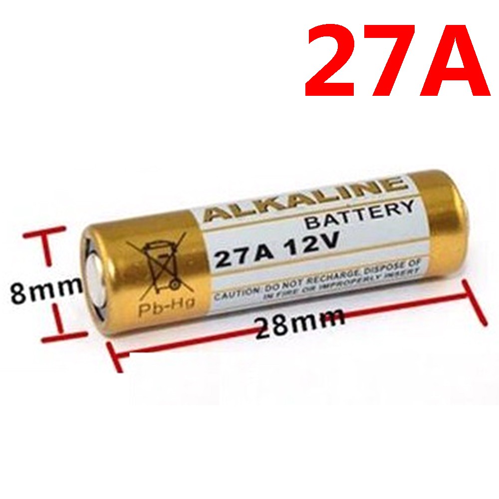 Pin điều khiển RF 12V 23A 27A - Pin Alkaline remote cửa cuốn xe hơi