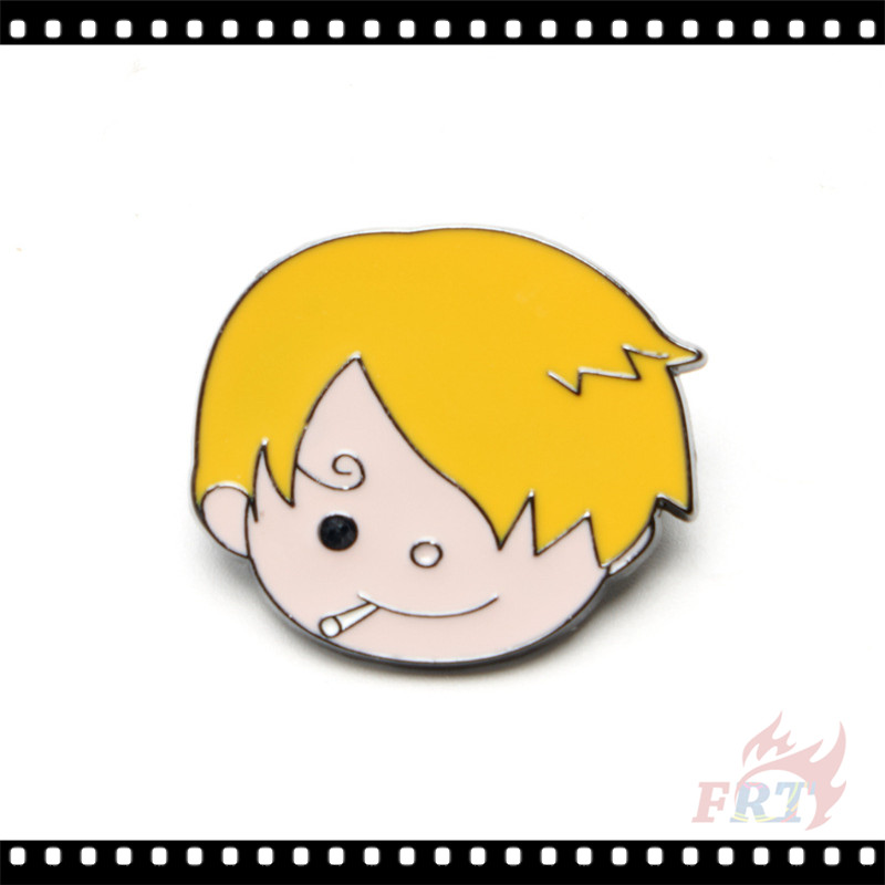 ★ Ghim Cài Áo Hình Nhân Vật Luffy / Zoro / Nami / Robin / Chopper / Sanji / Usopp / Brook / Franky Trong One Piece ★ 1 Huy Hiệu Cài Áo Hình Ba Lô Thời Trang