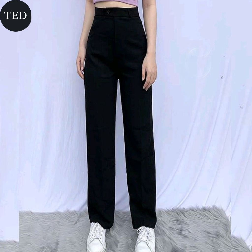 Quần ống rộng suông khoá trước TED03 HÀNG CAO CẤP