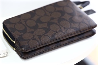 Ví Double Zip cầm tay 2 ngăn