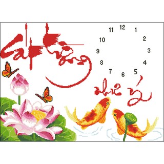 Tranh thêu chữ thập cat tuong nhu y 3