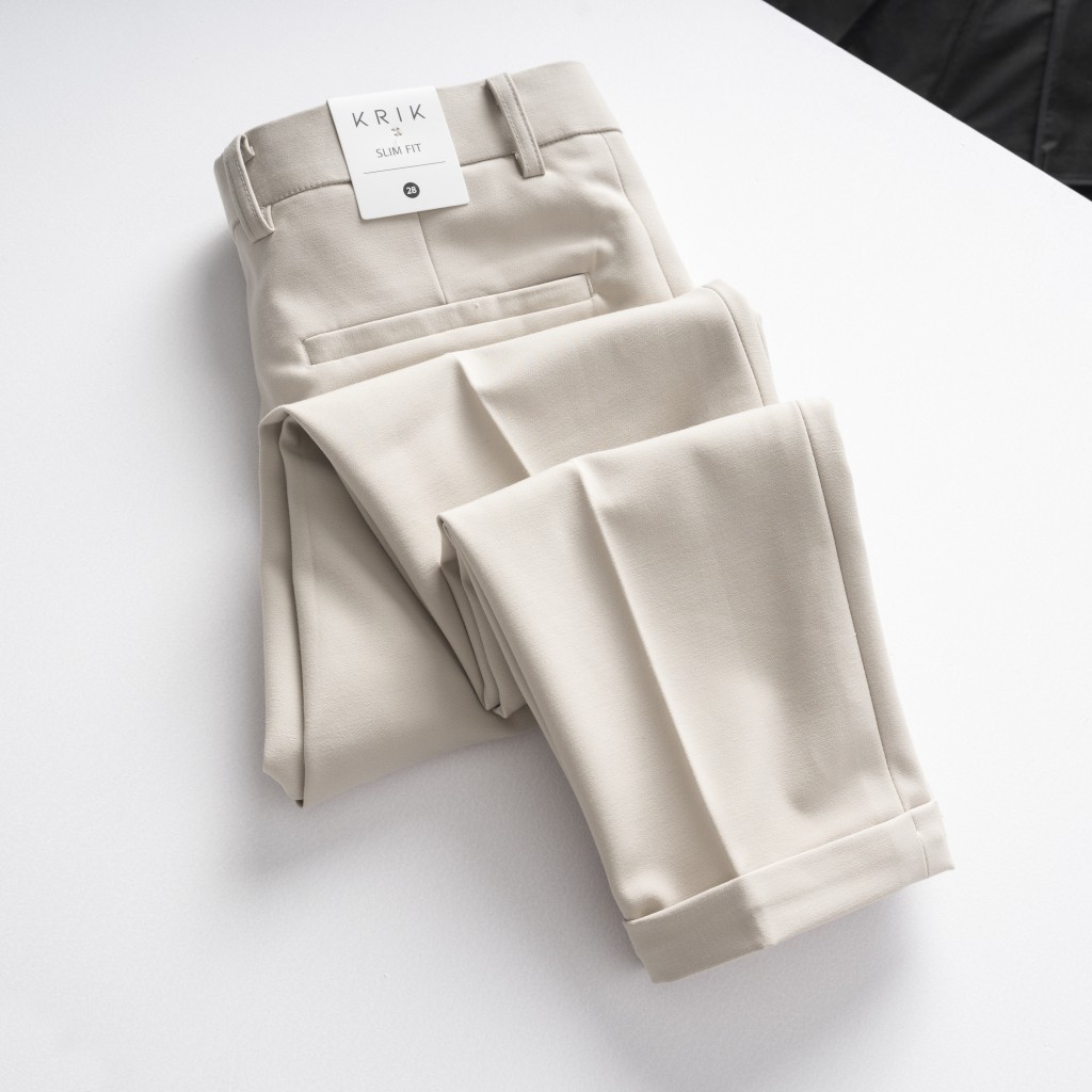 Quần Âu Nam KRIK Dáng Côn Chất Vải Mền Mịn Không Bai Không Xù Xắn Gấu 6039 | BigBuy360 - bigbuy360.vn