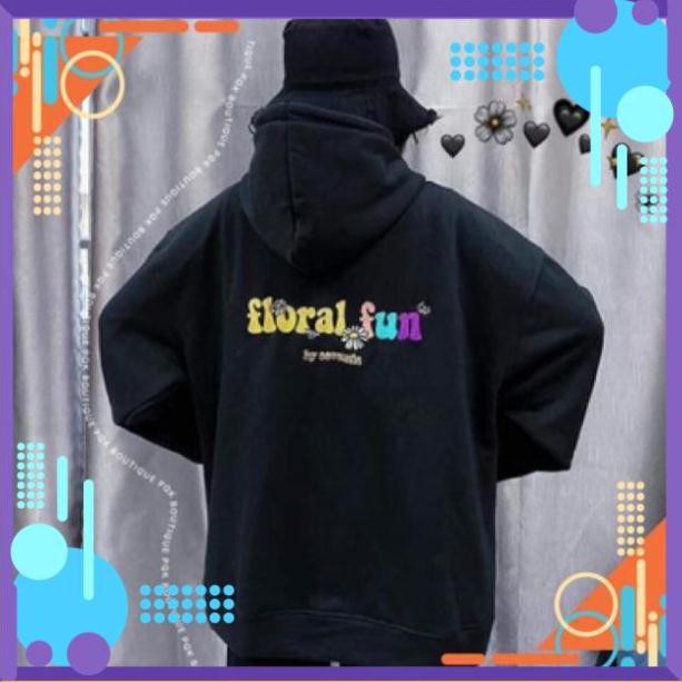 [Mặc Là Sang] Áo Khoác Nỉ - Áo Hoodie form rộng Floral Fun Siêu Chất , Hoodie Nỉ Thời Trang. AZ | BigBuy360 - bigbuy360.vn
