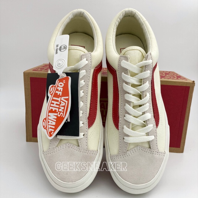 [GeekSneaker] Giày Vans Style 36 “ Viền đỏ “