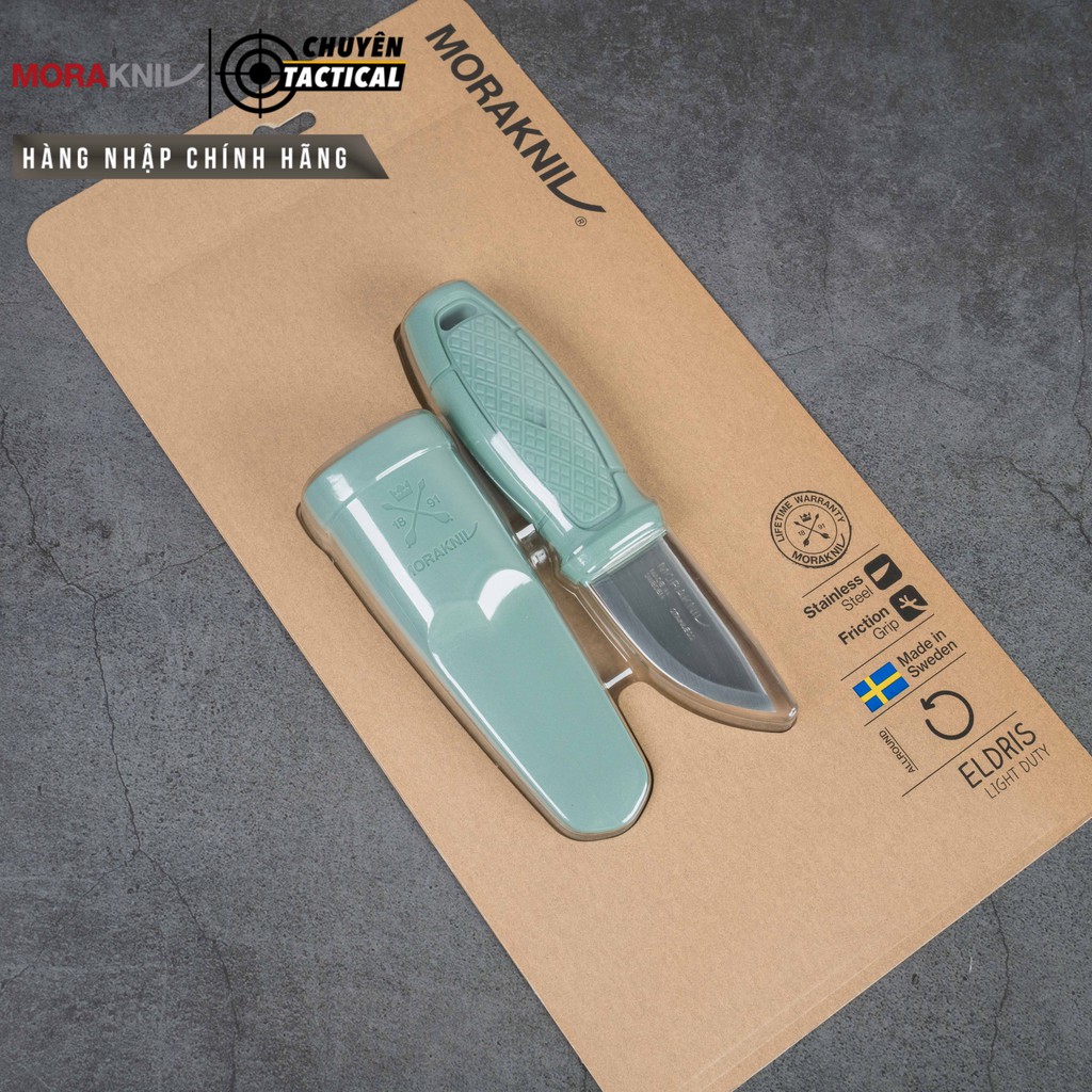 Dụng cụ Dao phượt Dao dã ngoại Morakniv® Eldris LightDuty -Thép Không Gỉ - Hàng nhập chính hãng Thụy Điển Made in Sweden