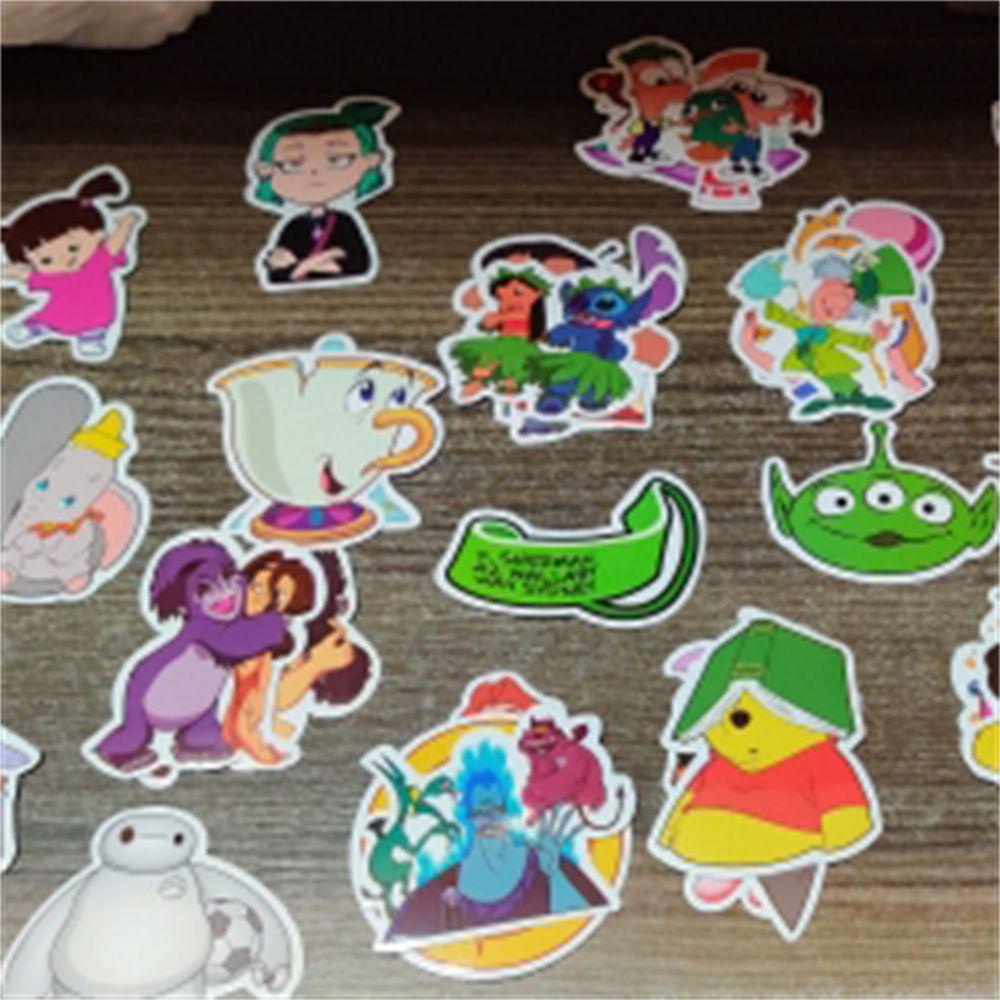 Bộ 50 Miếng Dán Anime Trang Trí Sổ Tay DIY