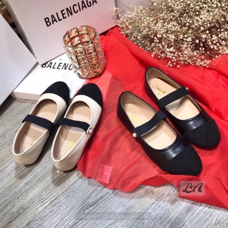 Giày bệt, búp bê đính hạt da mềm,đi êm chân phom chuẩn thời trang đế bằng,đế bệt xinh xinh | BigBuy360 - bigbuy360.vn