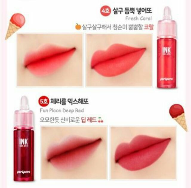 Son Ink Gelato Lip tint- Peripera