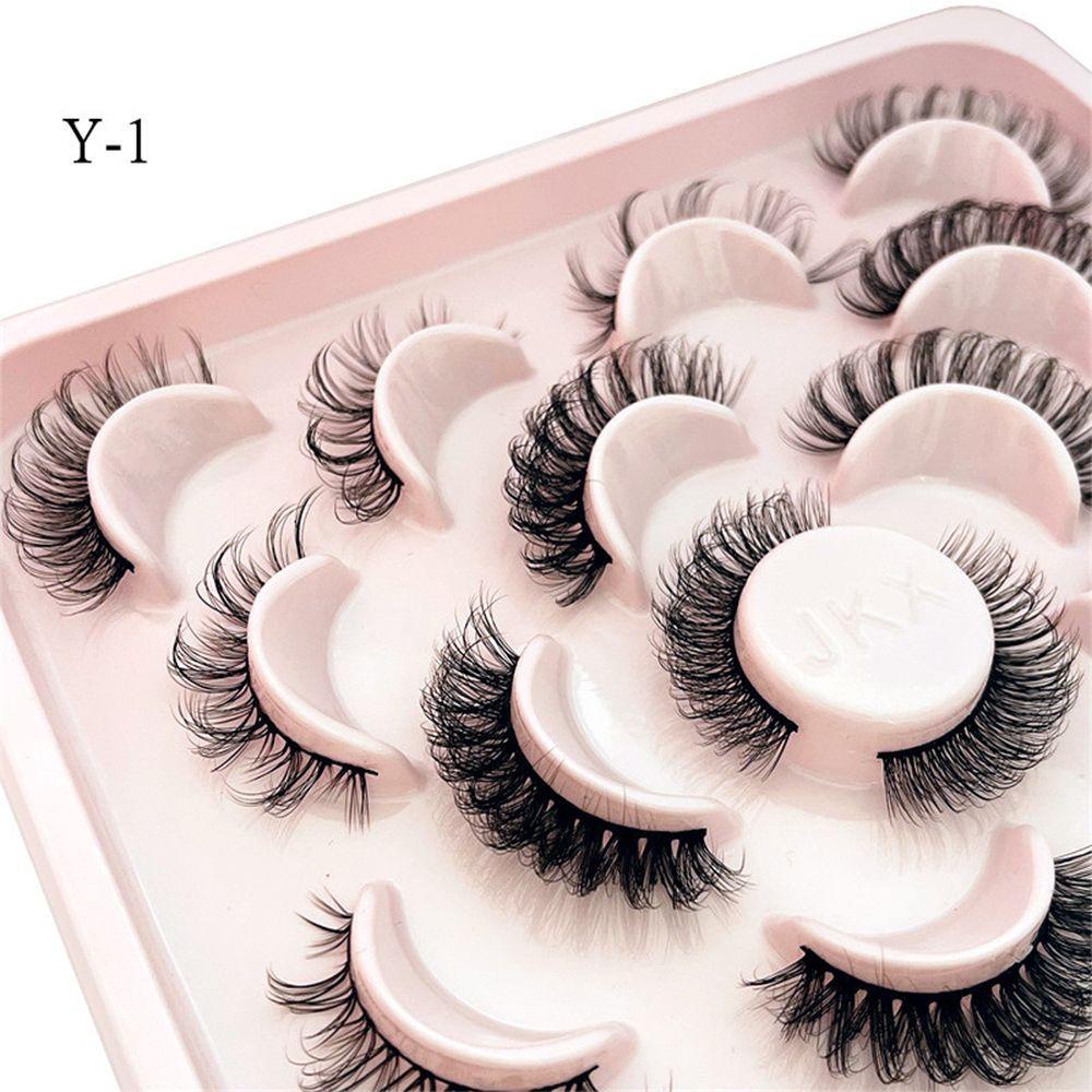Set 10 Cặp Lông Mi Giả Cong Dày 15mm Tự Nhiên